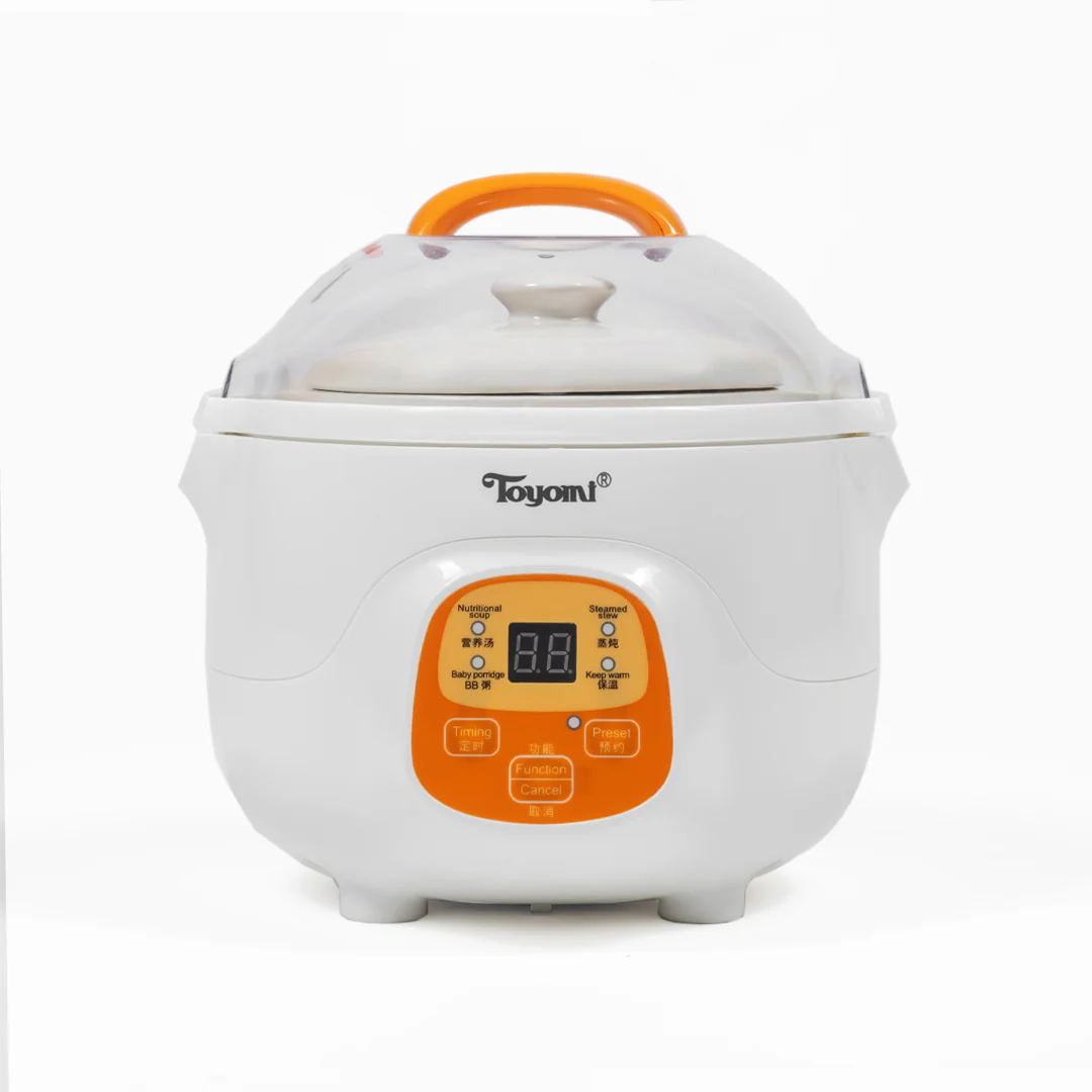 Mini Double Boiler Stew Cooker 0.7L SC707 | 2-in-1 Steam & Stew · Ceramic Pot · Preset Functions