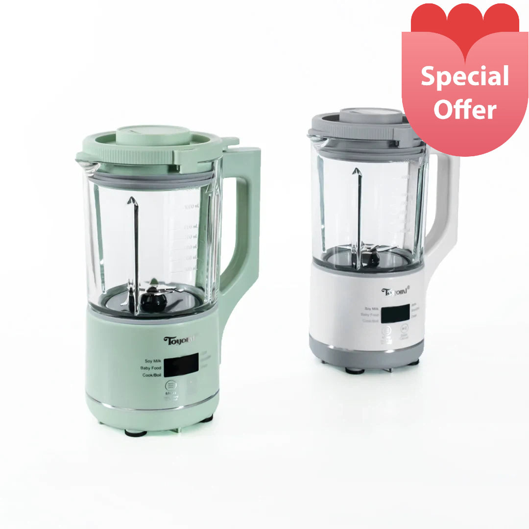 多功能便携搅拌料理机BLC9203｜静音 · 8片不锈钢刀片 · 耐热玻璃