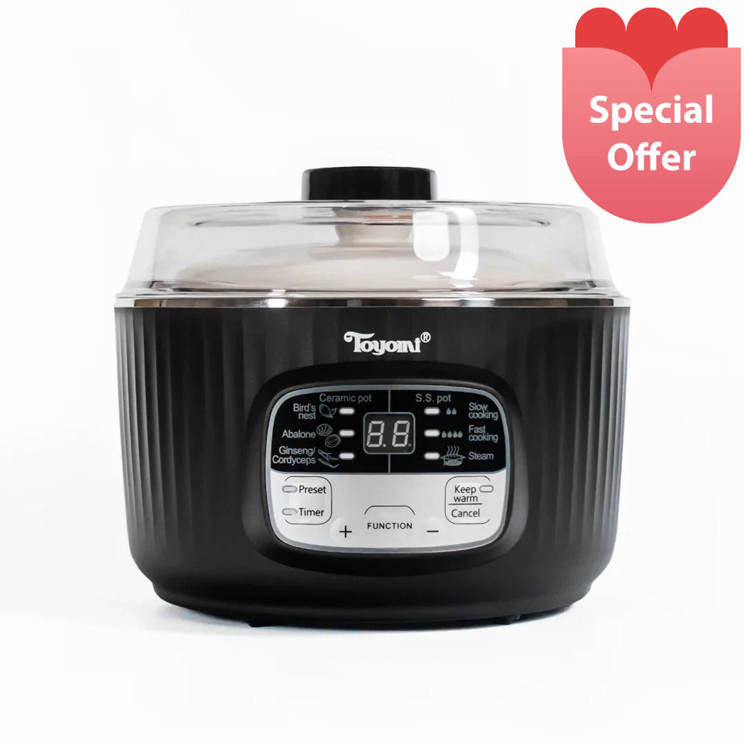 双胆养生炖煮锅SC1822｜三合一多功能 · 304 不锈钢内胆 · 温和慢炖