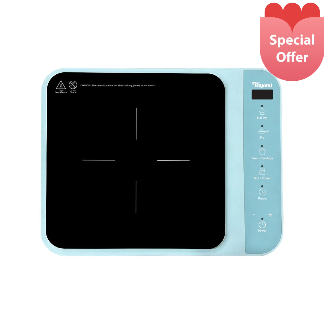 数字触控电磁炉（赠不锈钢锅）IH12V12｜精准控温 · 多重安全保护