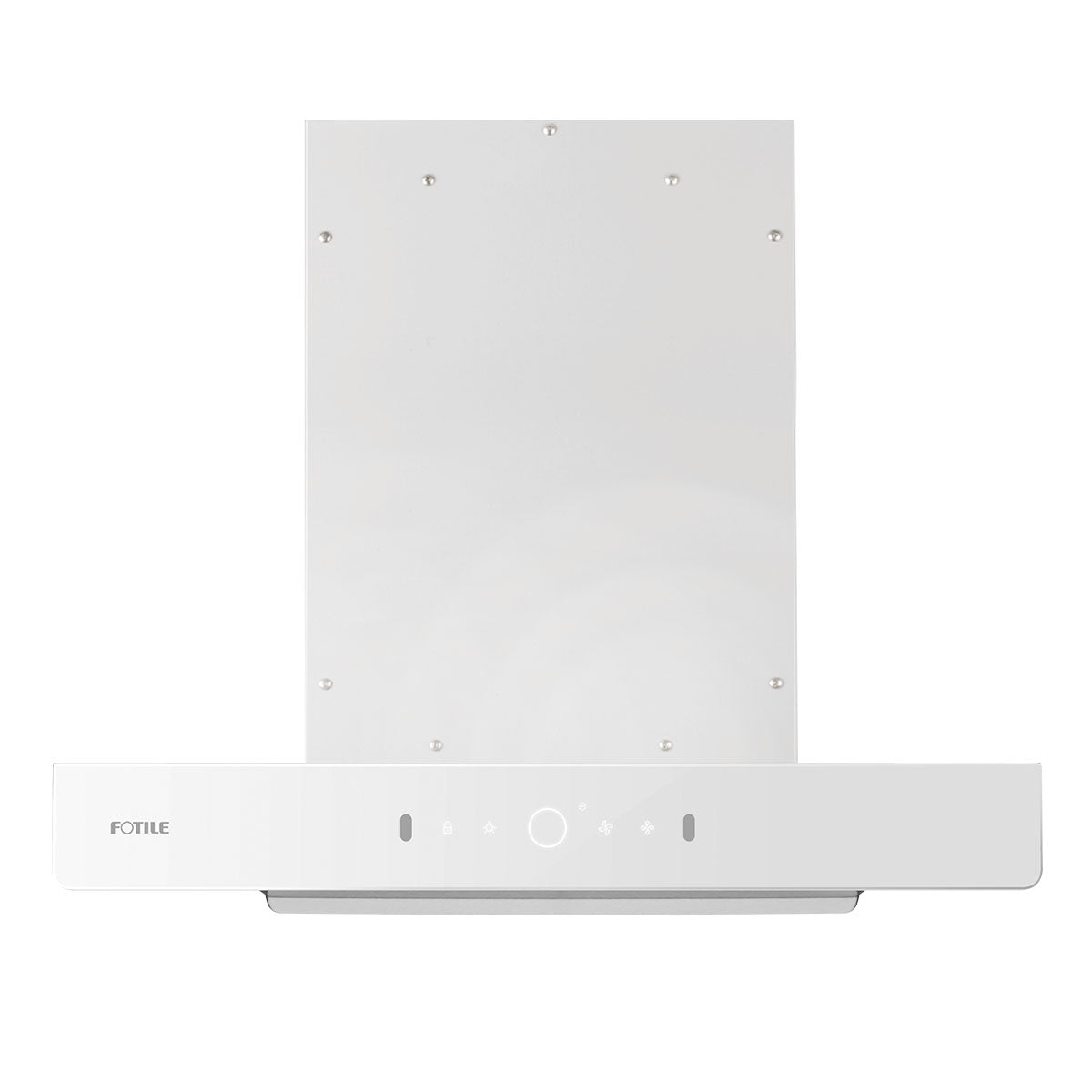 EMG6018-W 600mm White Glass Rangehood (without cover)