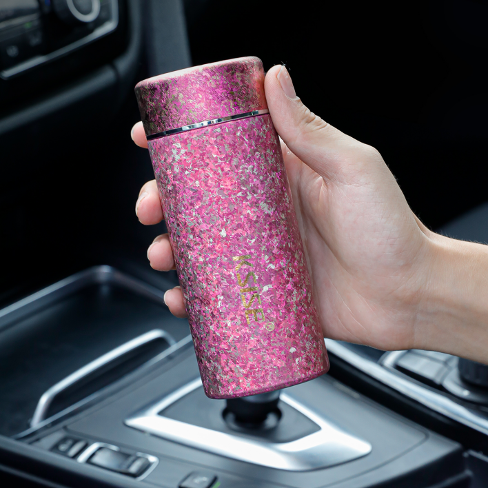 Snowflake Edition Pure Titanium Pocket Flask 200mL｜Portable Insulation · Pure Titanium Inside & Out · Double-Wall Temperature Lock