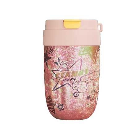 Solo Tea Series Titanium Coffee Tumbler 420mL｜Minimalist Design · Dual-Sip Lid · Vacuum Insulated